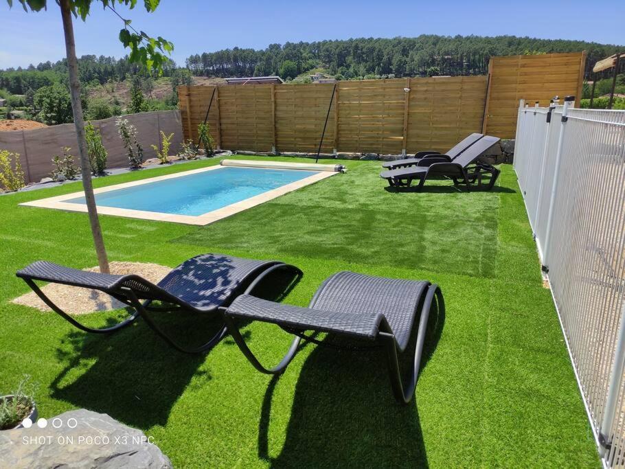 En Ardeche, Gite L'Odyssee Climatise Avec Sa Piscine Privee Et Chauffee Joyeuse Luaran gambar