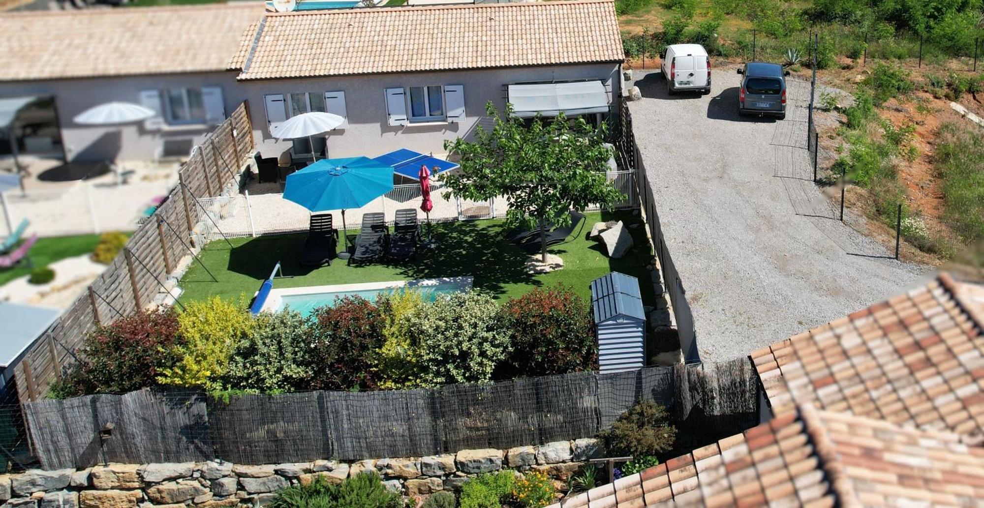 En Ardeche, Gite L'Odyssee Climatise Avec Sa Piscine Privee Et Chauffee Joyeuse Luaran gambar