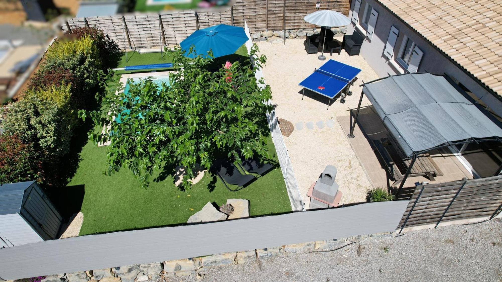 En Ardeche, Gite L'Odyssee Climatise Avec Sa Piscine Privee Et Chauffee Joyeuse Luaran gambar
